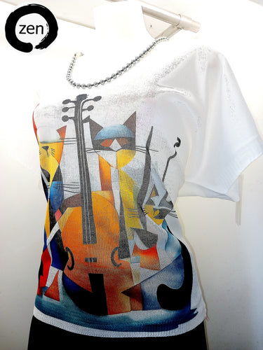 Blusa art pop